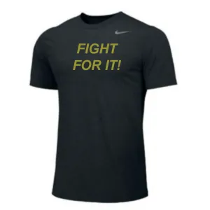 MOSSA Nike Men's Legend Short Sleeve T-Shirt (black) - Fight Tagline Logo