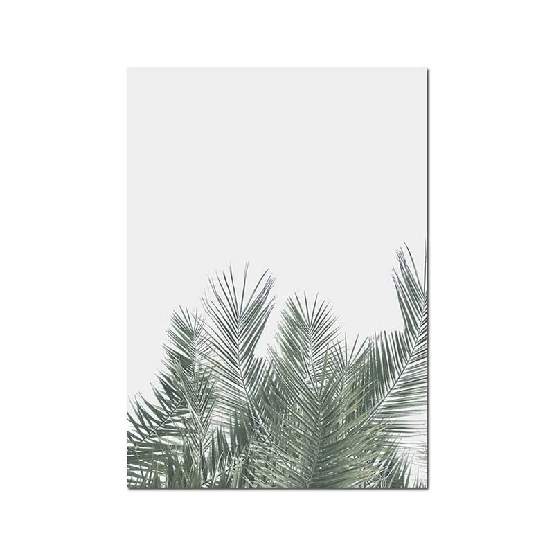 Motivational Quote Palm Tree Leaf Wall Art