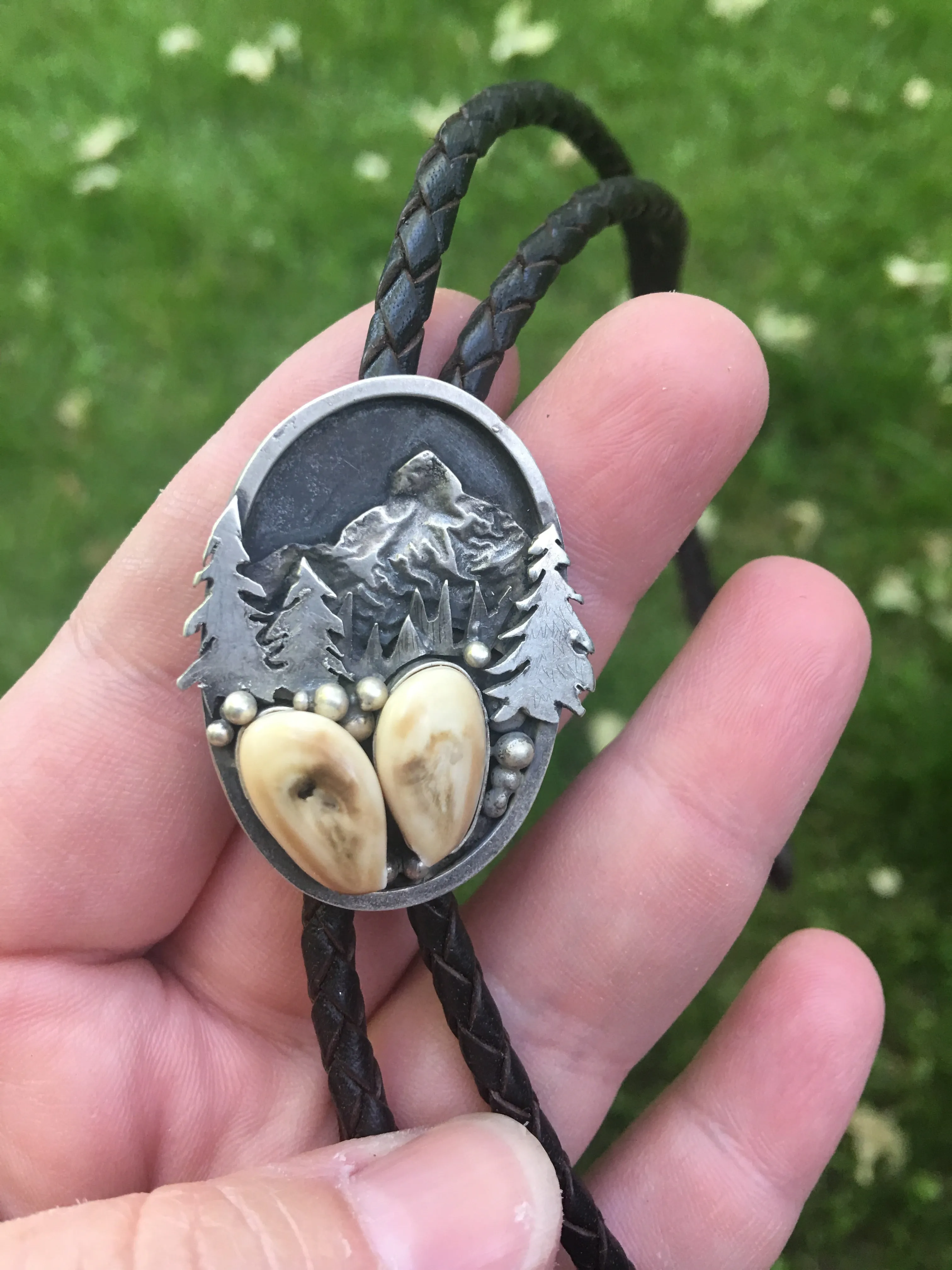 ‘Mountain Boulders’ Custom Bolo Tie