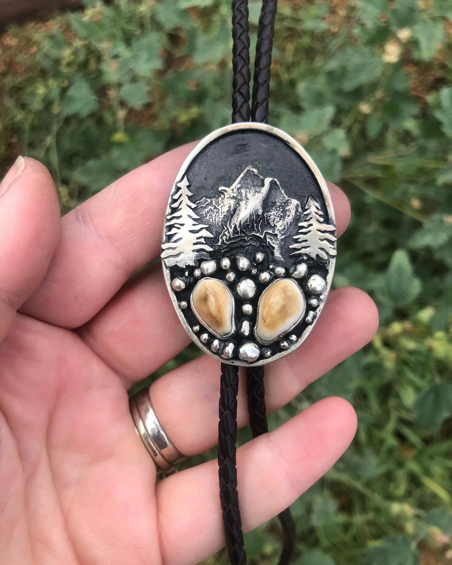 ‘Mountain Boulders’ Custom Bolo Tie