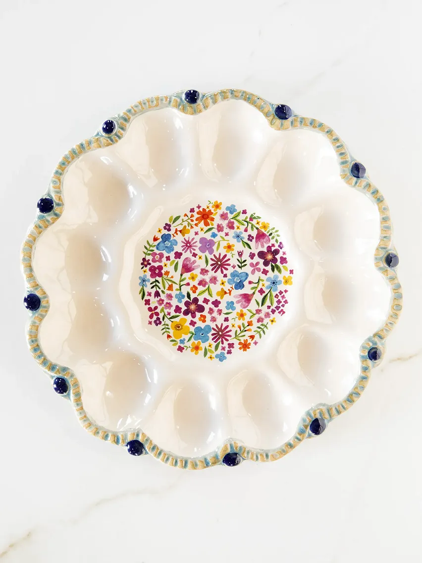 Natural Life Artisan Egg Platter
