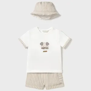 New In Mayoral Boys T-shirt, Shorts & Hat Set - Pre Order