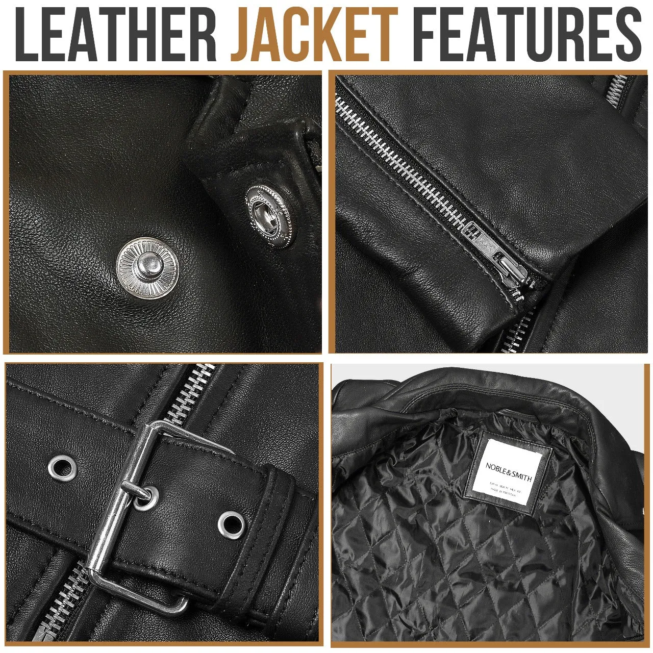 Noble & Smith Handmade Leather Jacket
