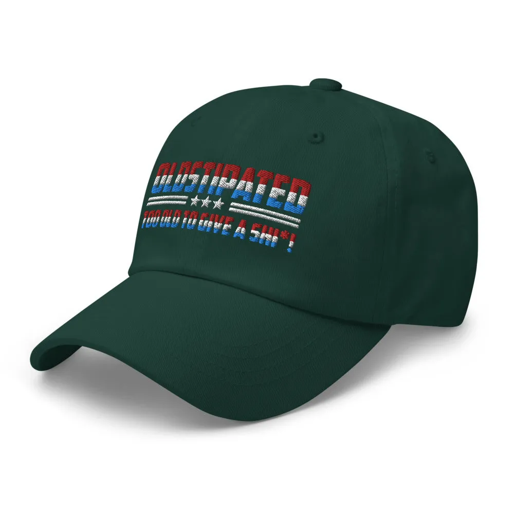OLDSTIPATED Too Old To Give A Sh***! Dad hat
