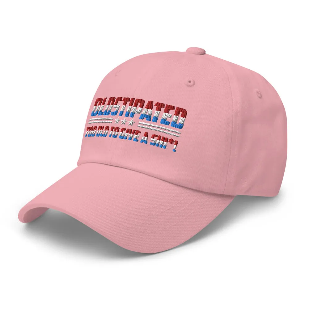 OLDSTIPATED Too Old To Give A Sh***! Dad hat