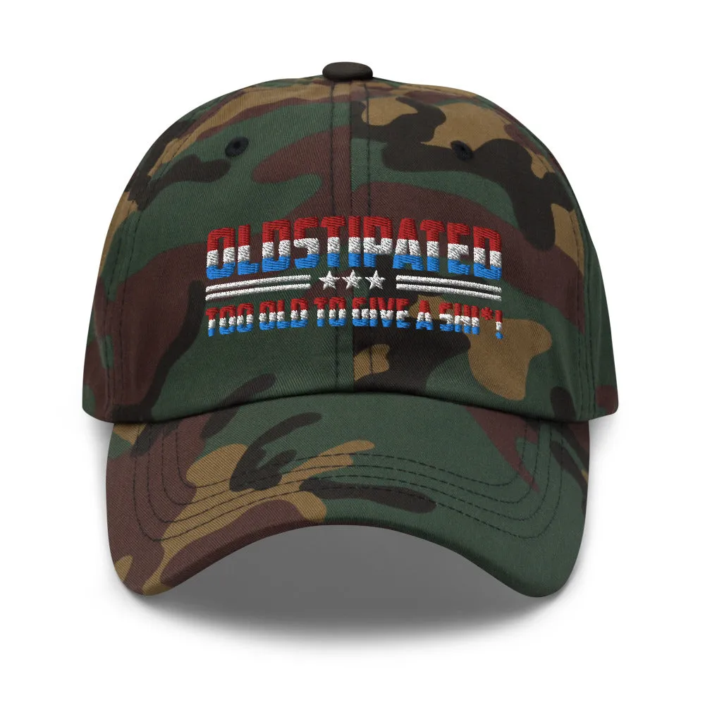 OLDSTIPATED Too Old To Give A Sh***! Dad hat