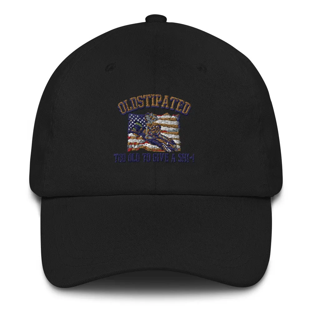 OLDSTIPATED Too Old To Give A Sh***! Dad hat