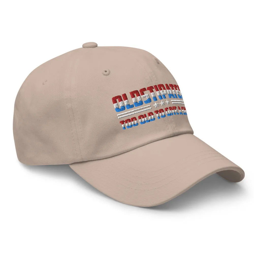 OLDSTIPATED Too Old To Give A Sh***! Dad hat