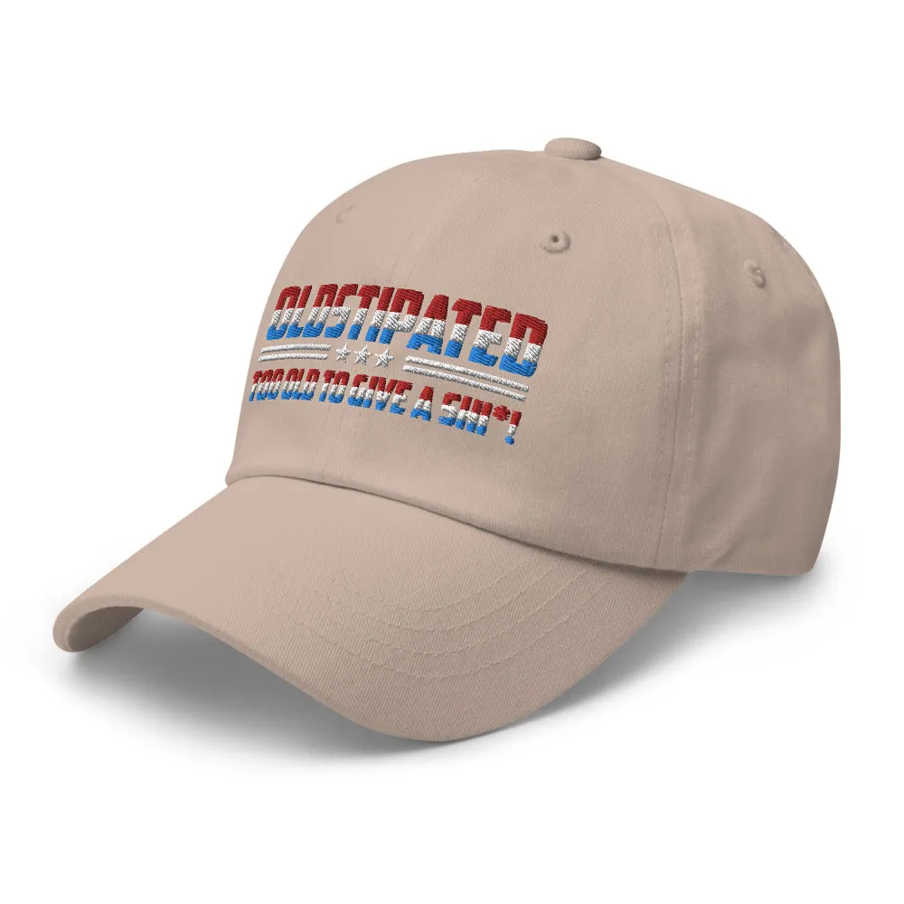 OLDSTIPATED Too Old To Give A Sh***! Dad hat