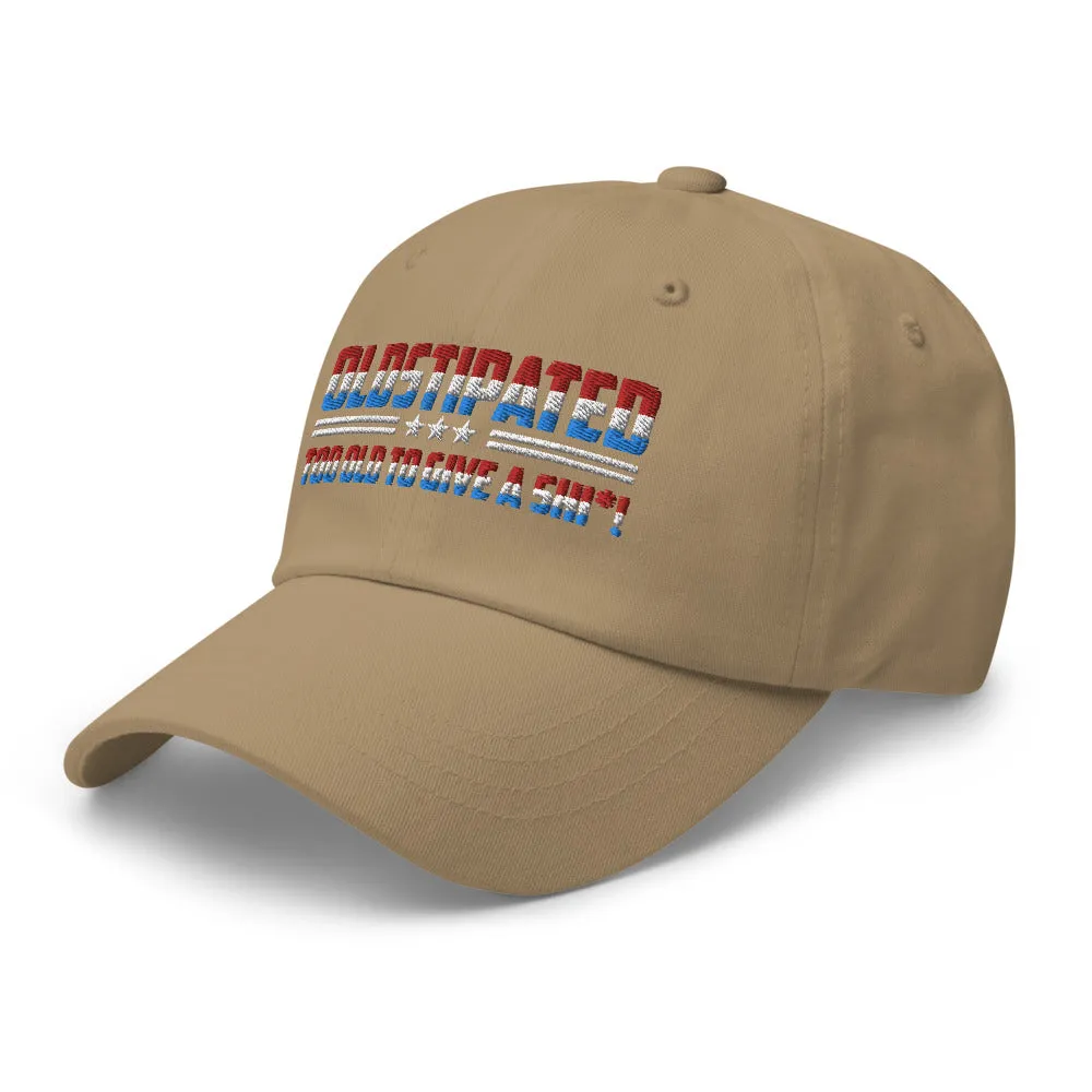 OLDSTIPATED Too Old To Give A Sh***! Dad hat