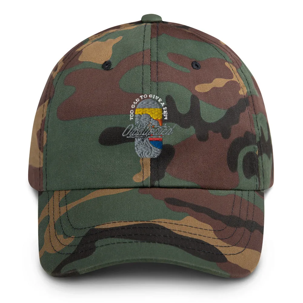 OLDSTIPATED Too Old To Give A Sh***! Dad hat