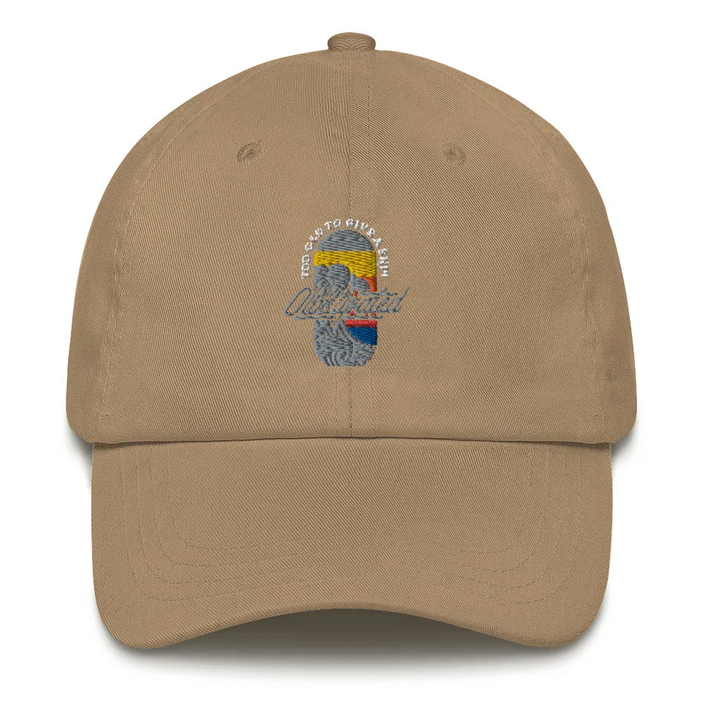 OLDSTIPATED Too Old To Give A Sh***! Dad hat