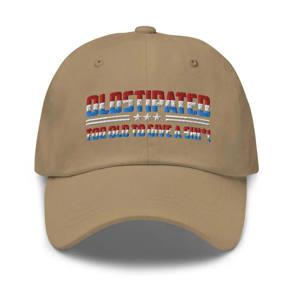 OLDSTIPATED Too Old To Give A Sh***! Dad hat
