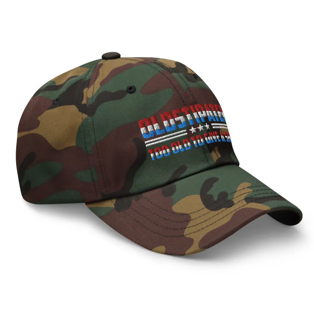 OLDSTIPATED Too Old To Give A Sh***! Dad hat