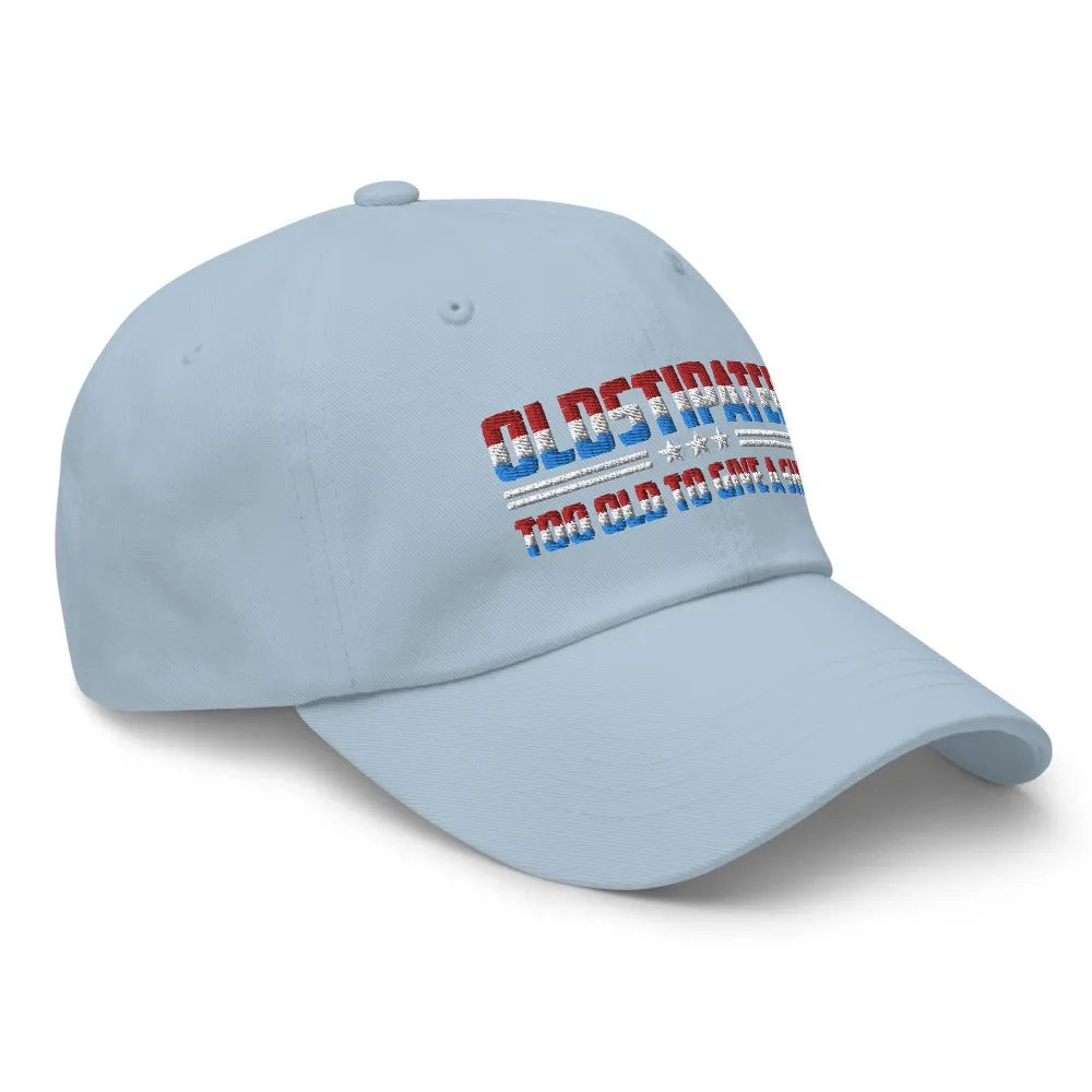 OLDSTIPATED Too Old To Give A Sh***! Dad hat