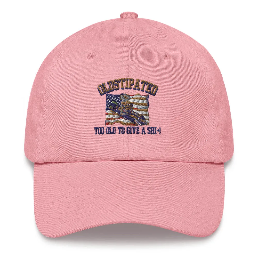 OLDSTIPATED Too Old To Give A Sh***! Dad hat