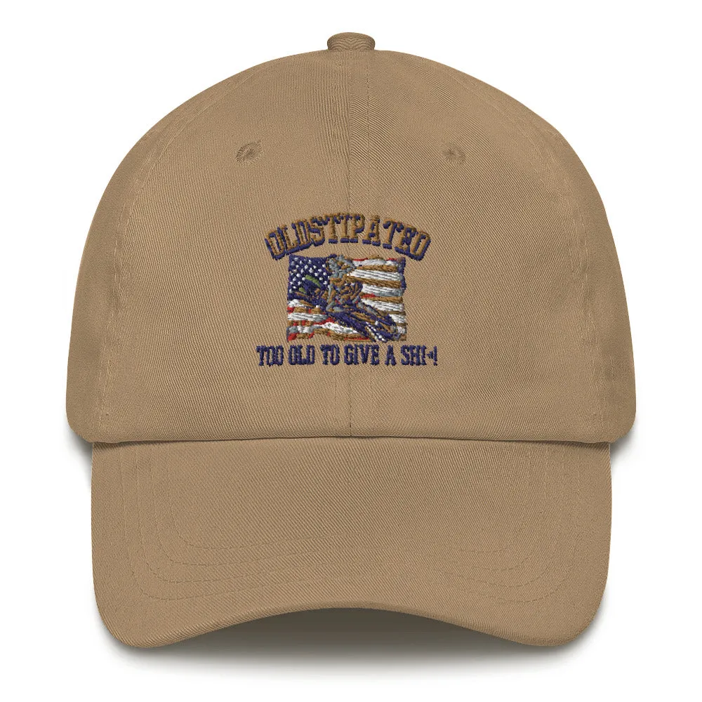 OLDSTIPATED Too Old To Give A Sh***! Dad hat