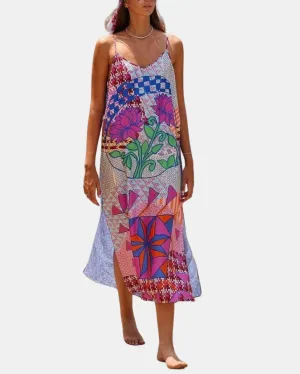 OLIVIA CAMISOLE RANGOLI DRESS