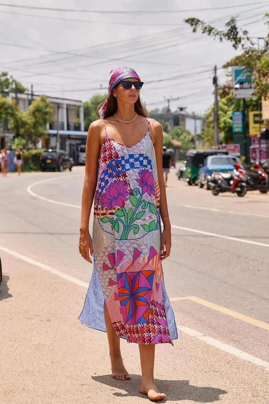 OLIVIA CAMISOLE RANGOLI DRESS