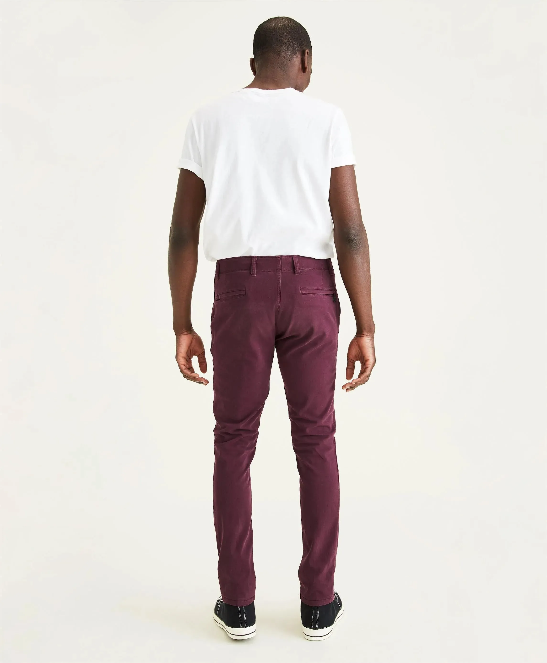Pantalones Chinos Skinny Fit Smart 360 Flex™ Alpha Khaki Pants Winetasting Brown