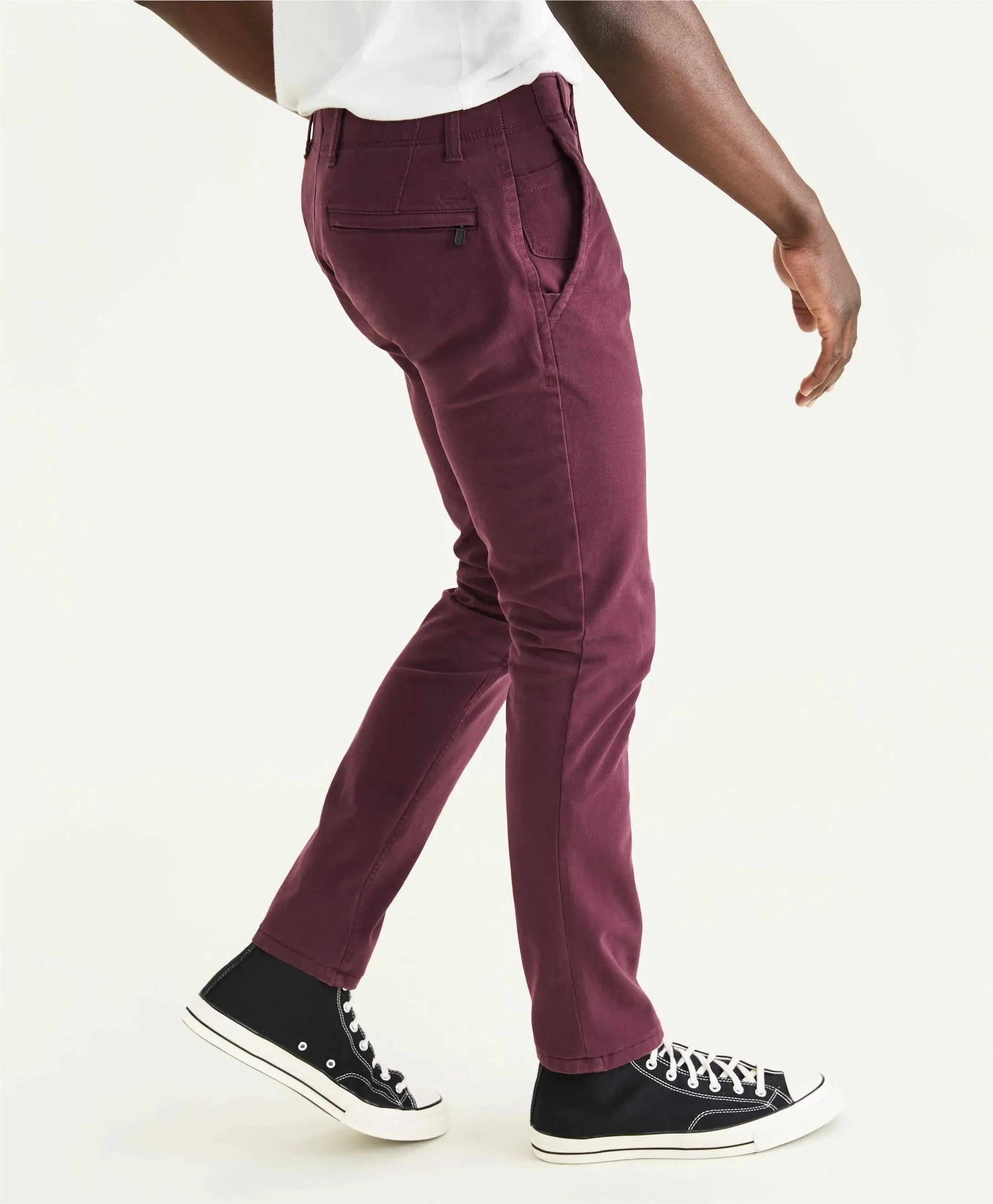 Pantalones Chinos Skinny Fit Smart 360 Flex™ Alpha Khaki Pants Winetasting Brown