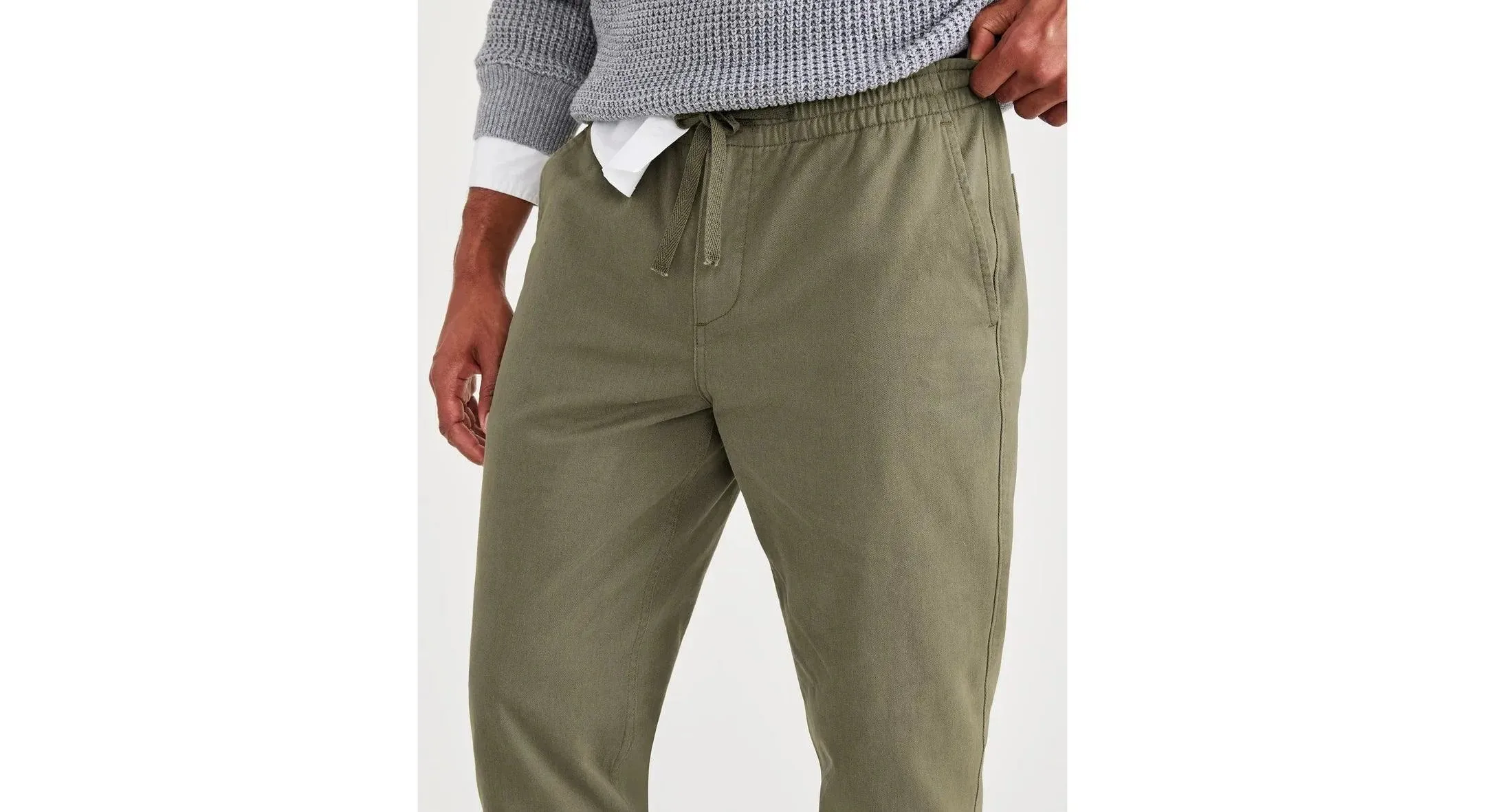 Pantalones Dockers California Pull-On Straight Tapered Fit Khaki