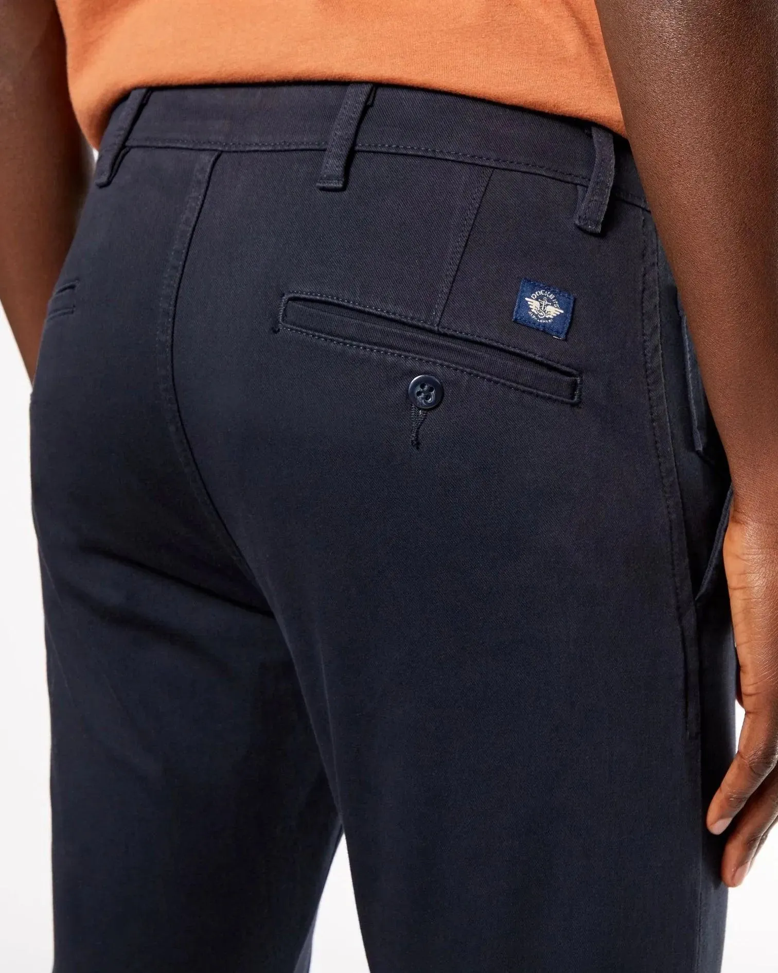 Pantalones Skinny Fit Supreme Flex Alpha Khaki Navy Blue