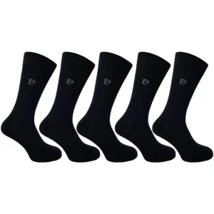 Pierre Cardin 5 Pack Socks - Black