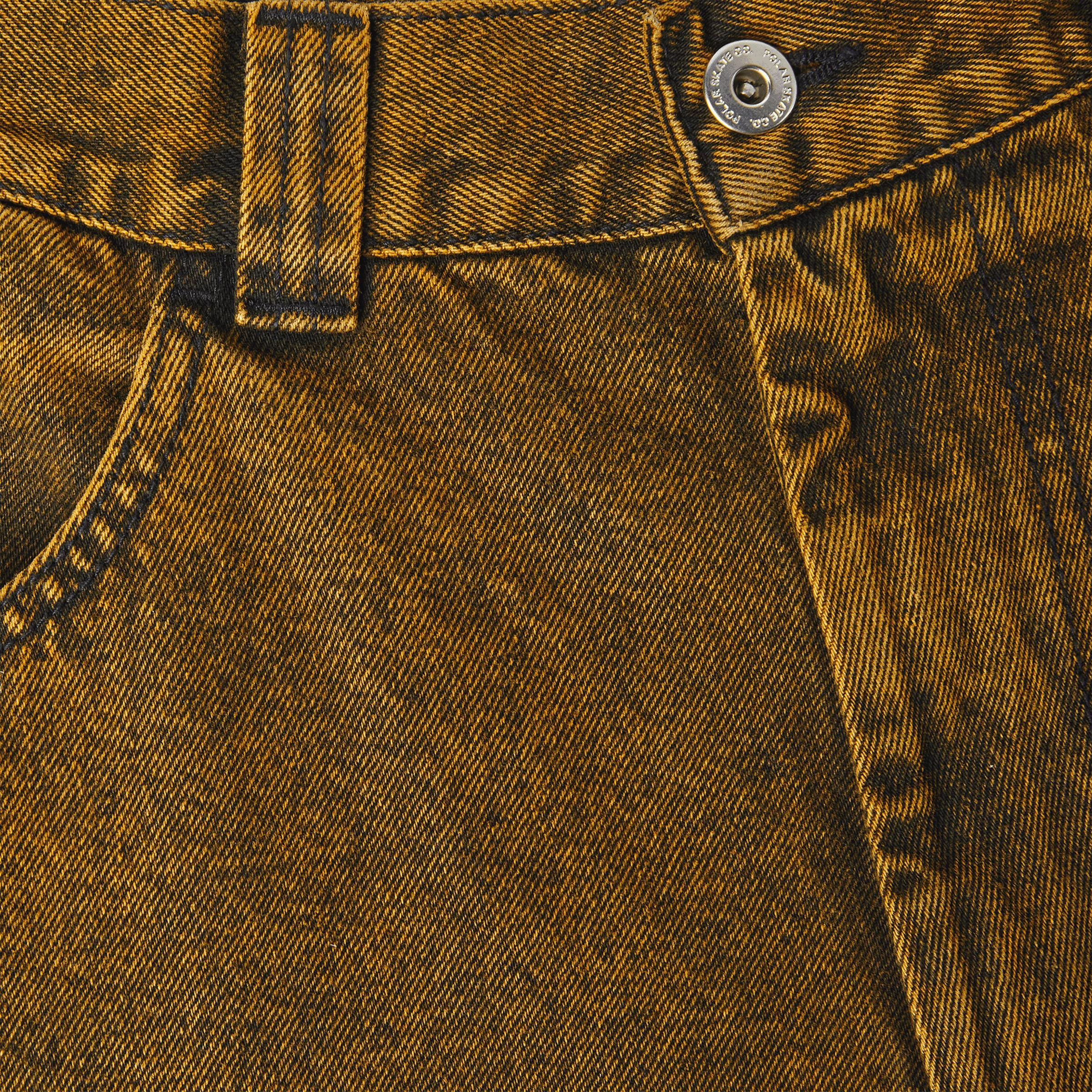 Polar Big Boy Jeans Yellow Black