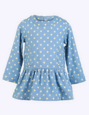 Polkadot Barrel Sleeve Dress