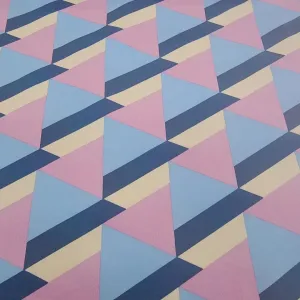 Printed Cotton Chino Fabric 150cm Pink