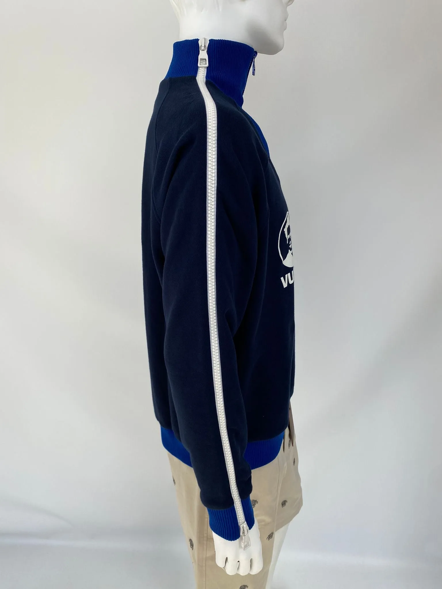 Printed Multi Zipped Sweatshirt