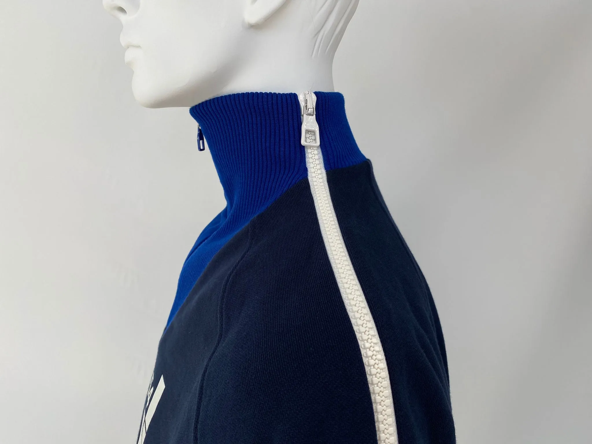 Printed Multi Zipped Sweatshirt