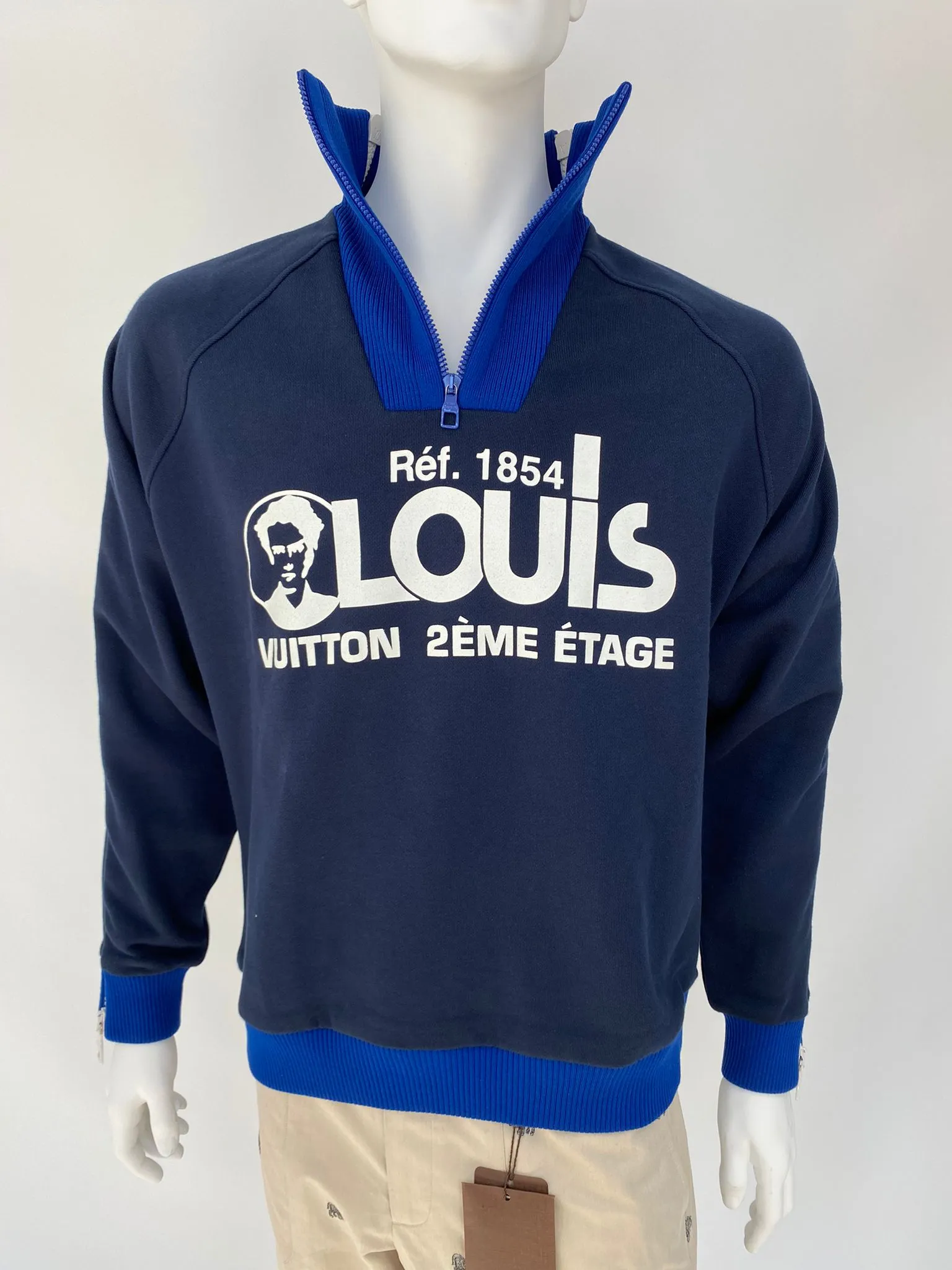 Printed Multi Zipped Sweatshirt