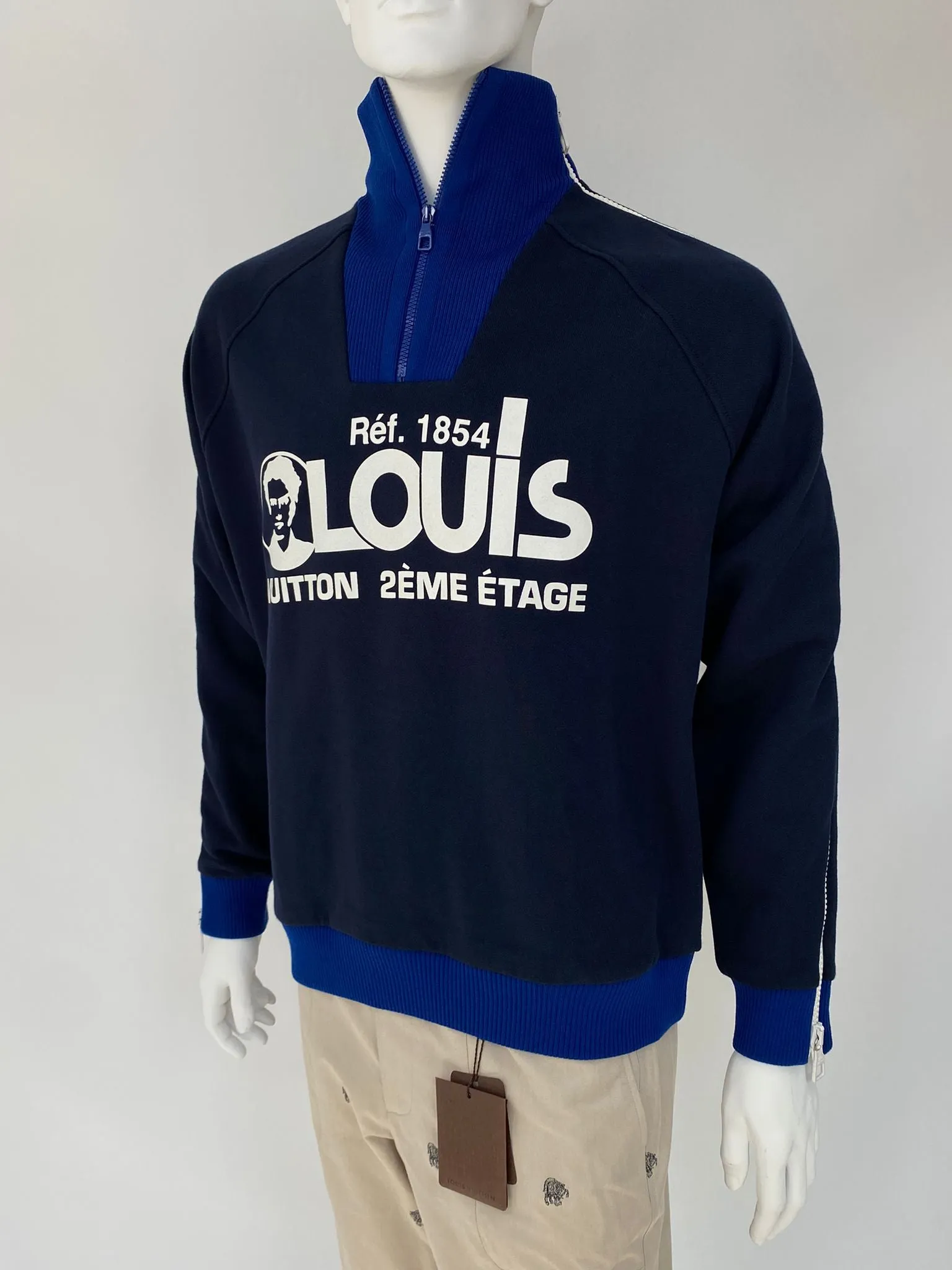 Printed Multi Zipped Sweatshirt