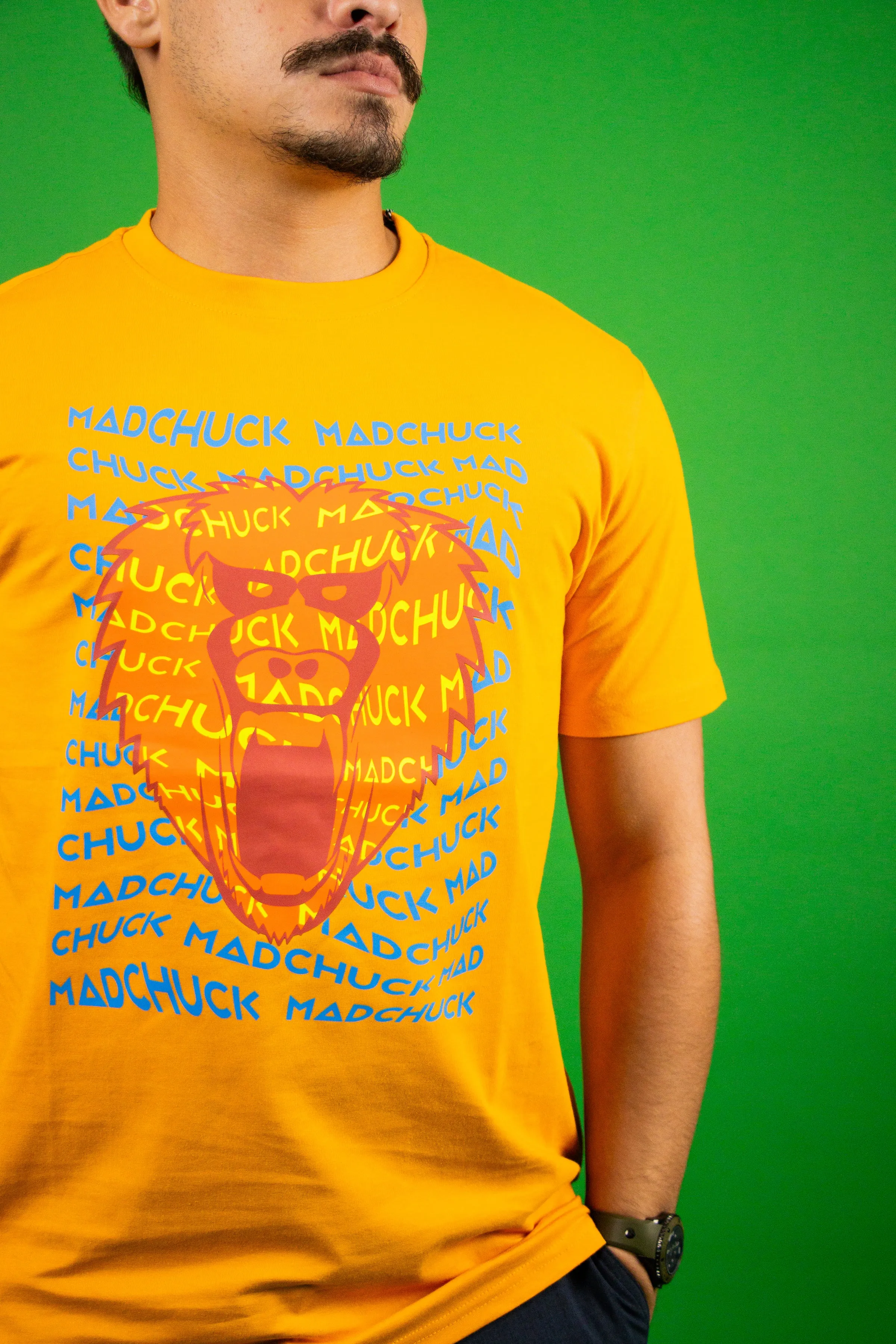 PSYCH TEE PRINT - ORANGE