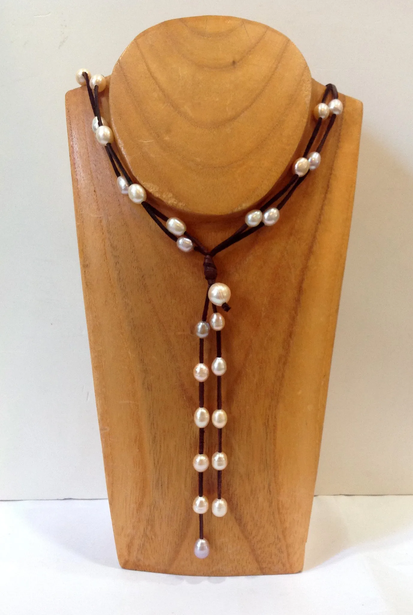 "Dancing Cloud" Freshwater Pearl Necklace