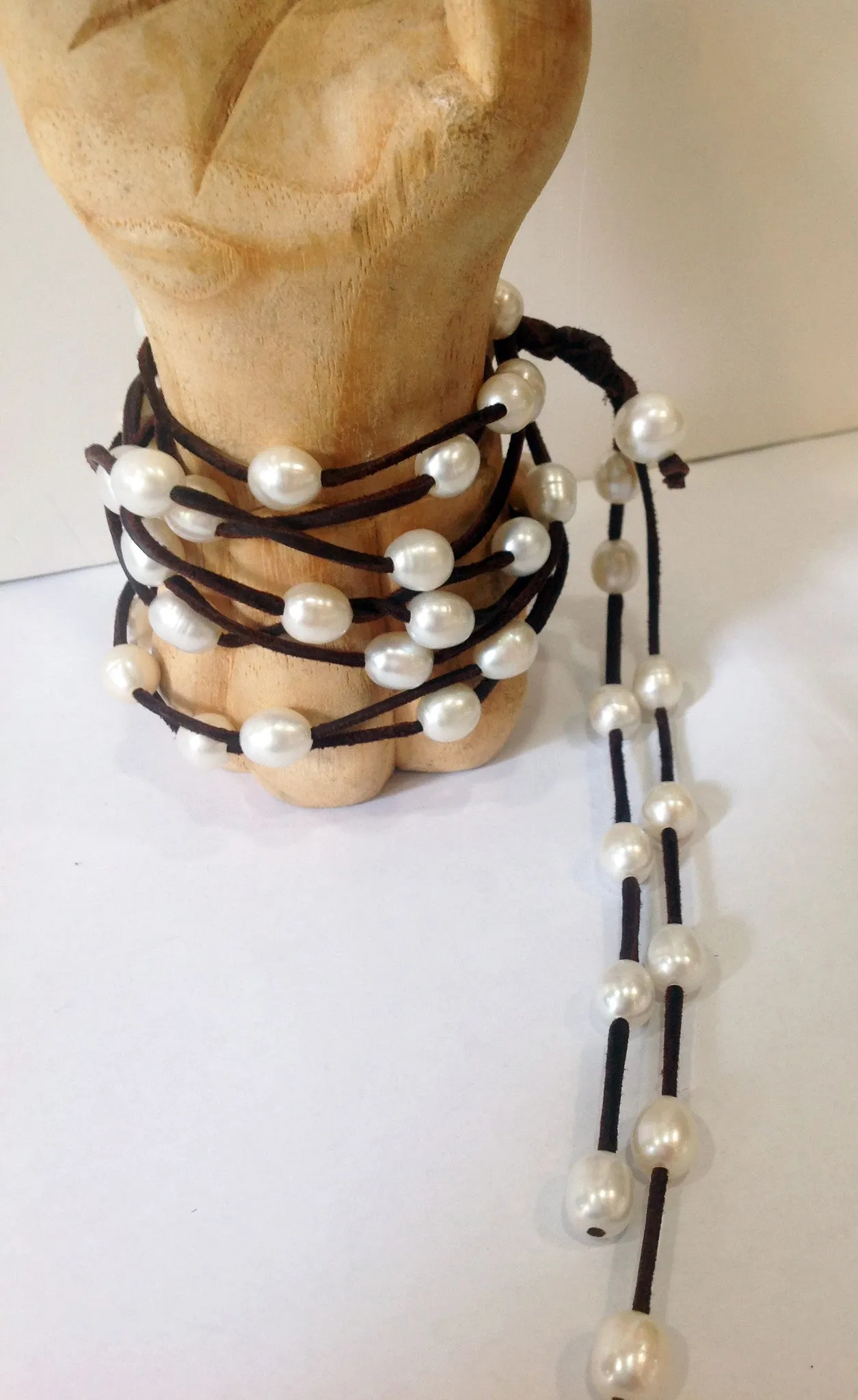 "Dancing Cloud" Freshwater Pearl Necklace