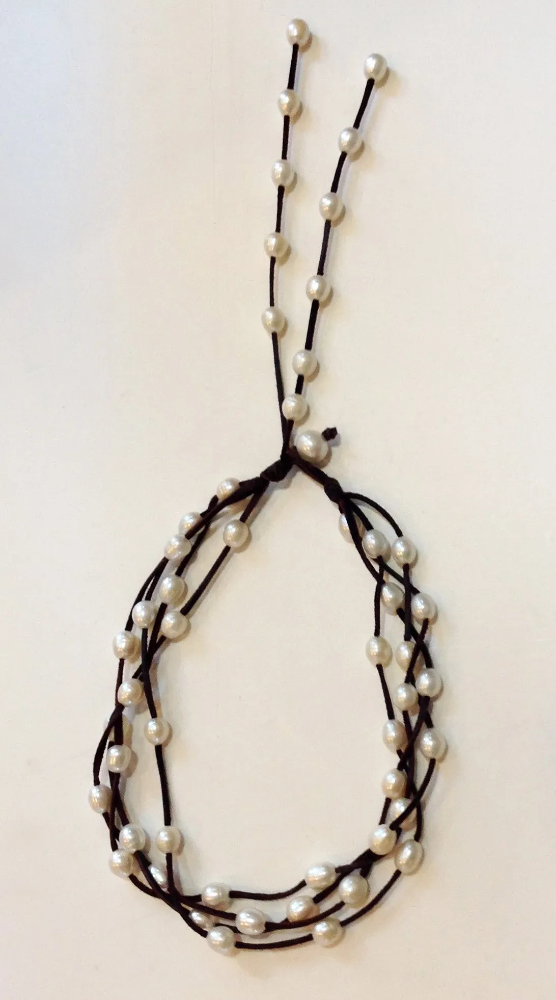 "Dancing Cloud" Freshwater Pearl Necklace