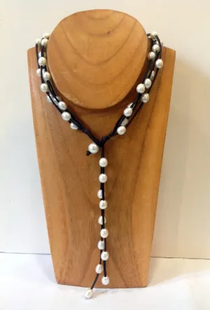 "Dancing Cloud" Freshwater Pearl Necklace