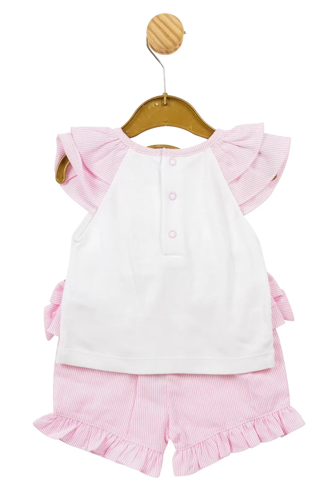 "Elodie" Striped Blouse & Shorts