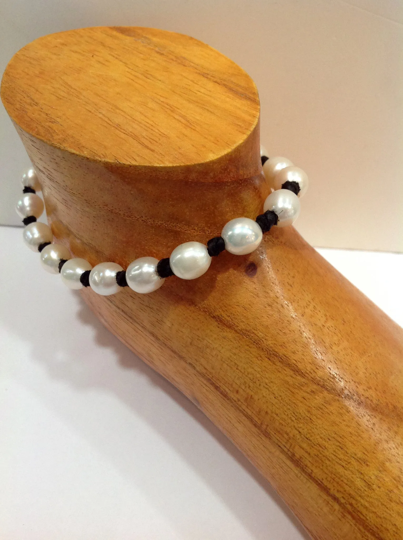 "Knot Another Classic" Freshwater Pearl Anklet