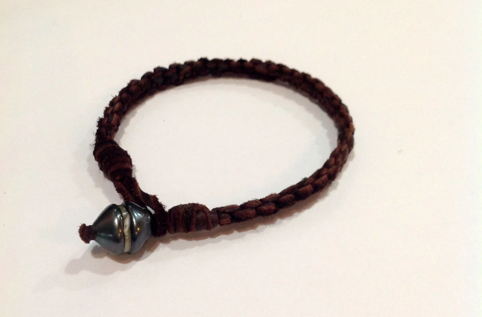 "Tiffany Blanc" Tahitian Pearl Unisex Bracelet