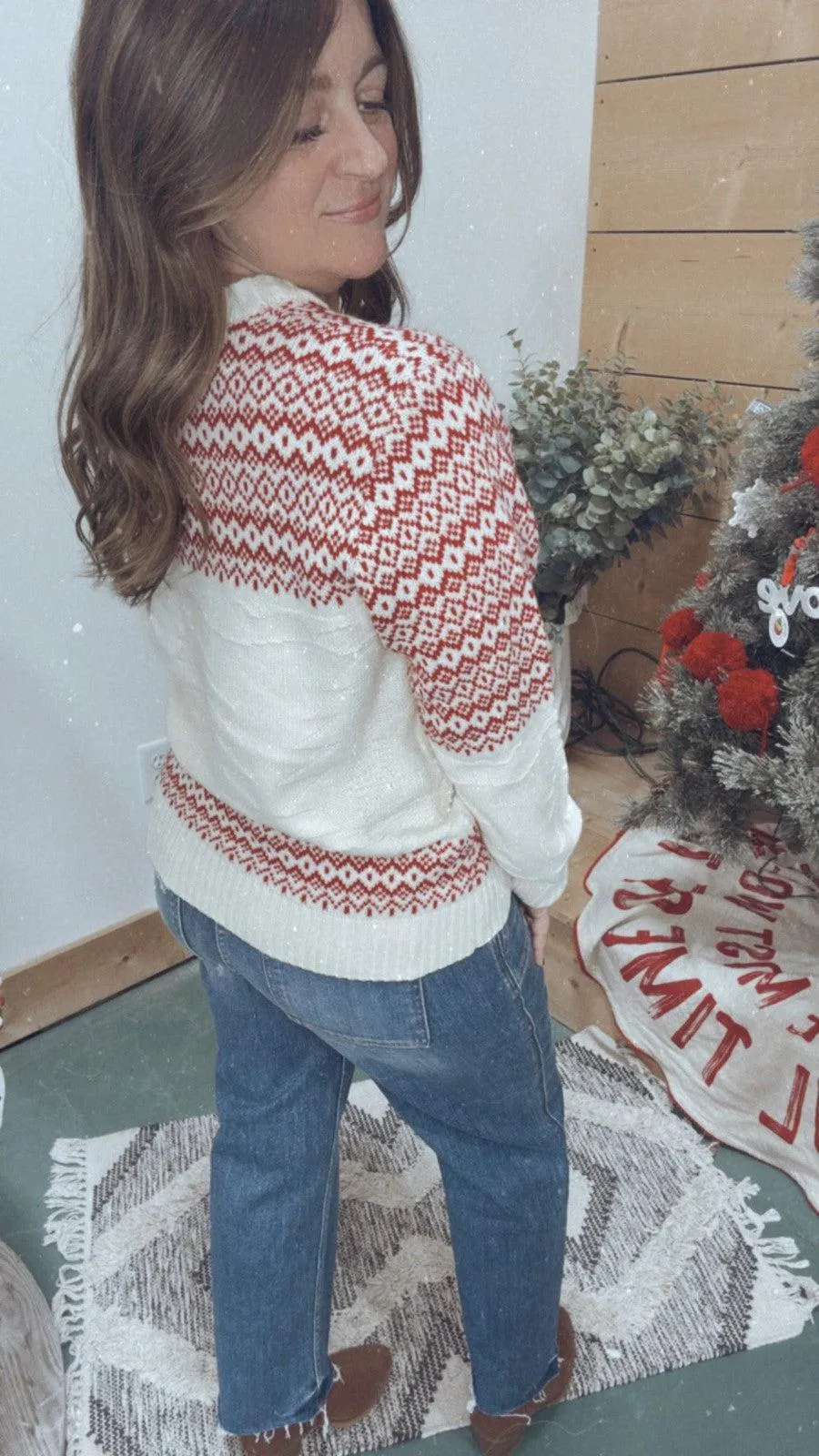 Red Nosed Reindeer Sweater