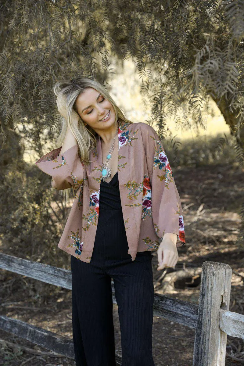 Rose Kimono Blazer