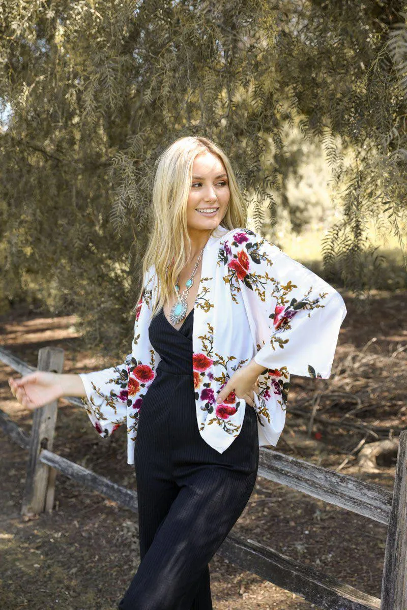 Rose Kimono Blazer