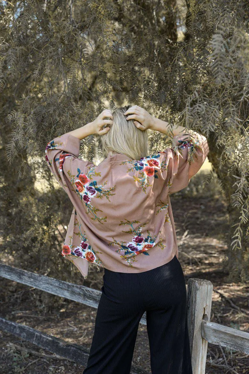Rose Kimono Blazer