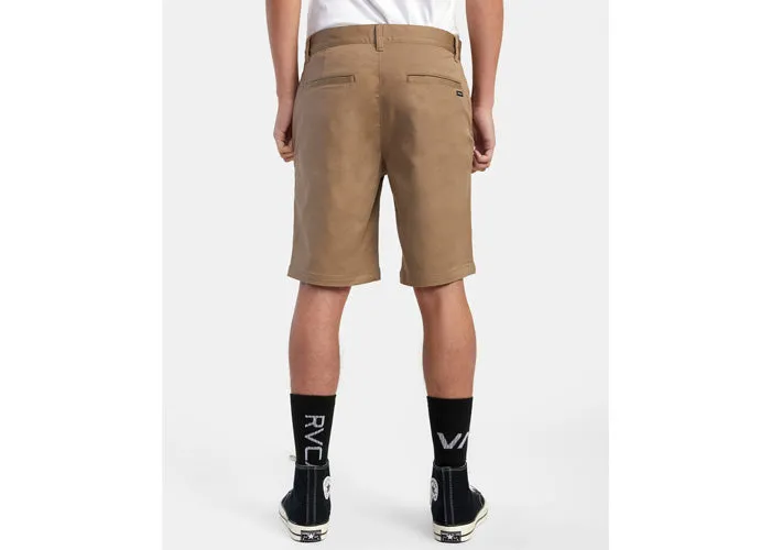 RVCA Weekend Stretch 20" Shorts Dark Khaki