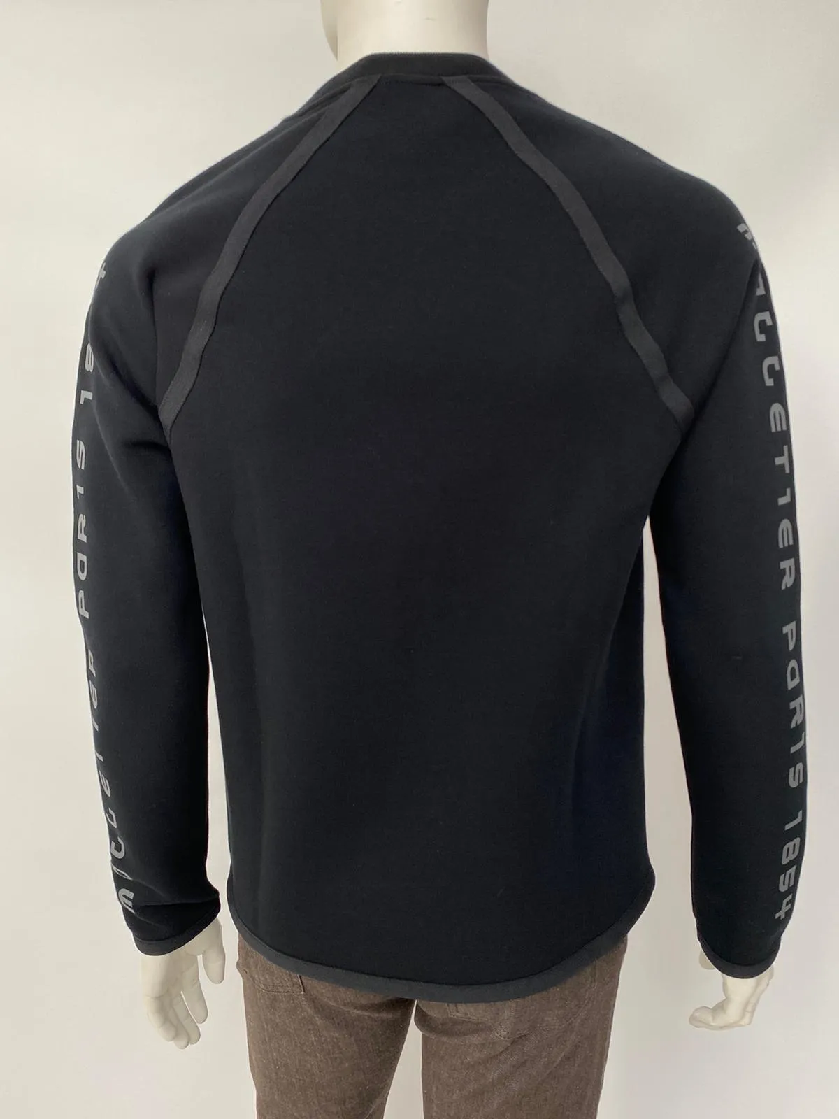 Scuba Style Sweater With Reflective Print