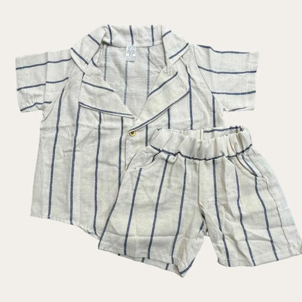 Simple Striped Jogging Short 3 S-140